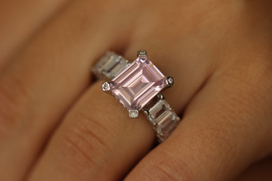 Marseille Emerald Ring - Pink