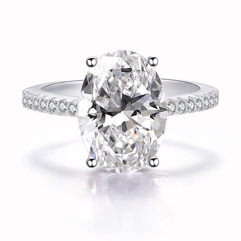 mallorca oval engagement ring with hidden halo