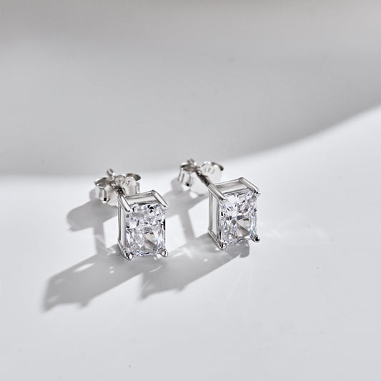 Radiant stud earrings