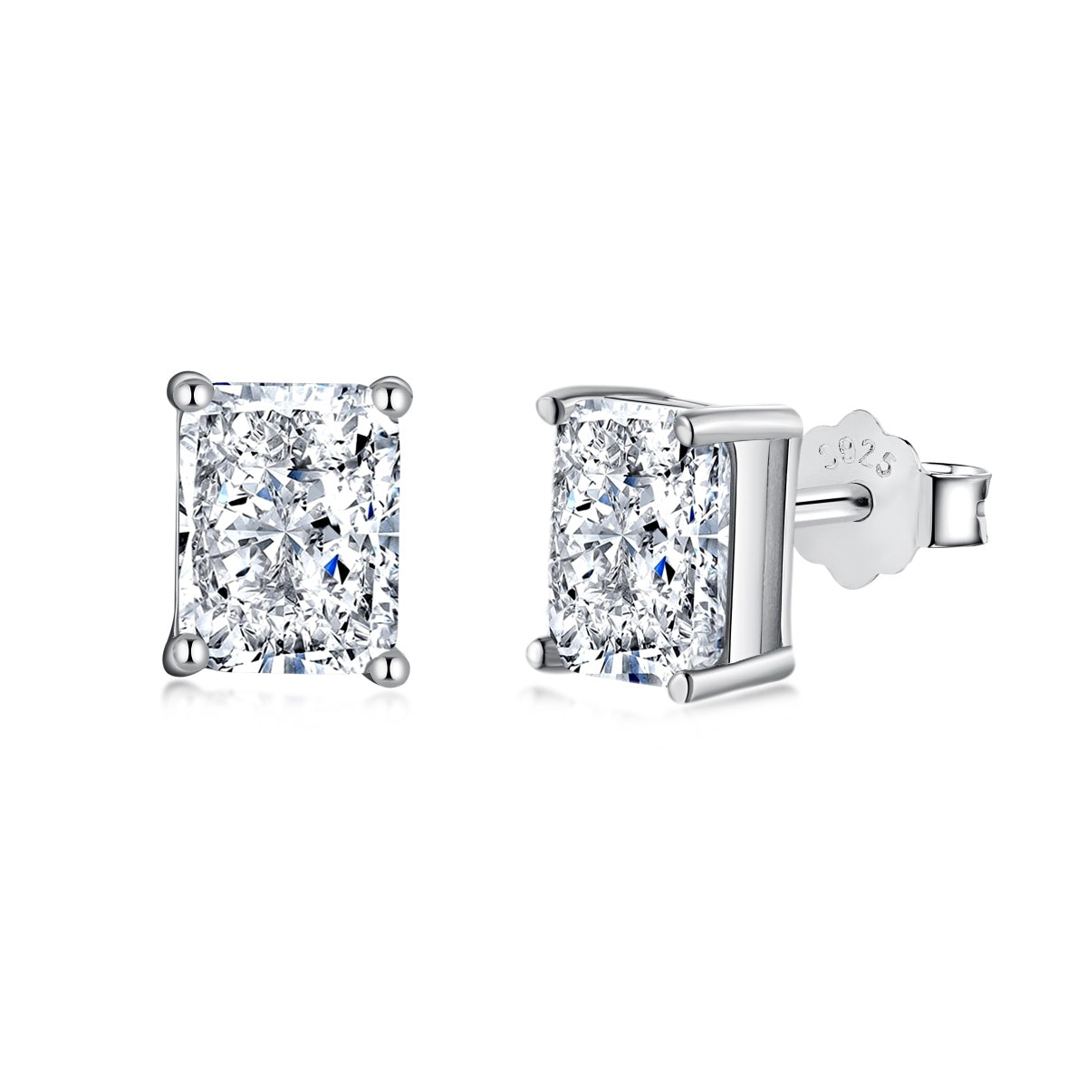 Radiant stud earrings