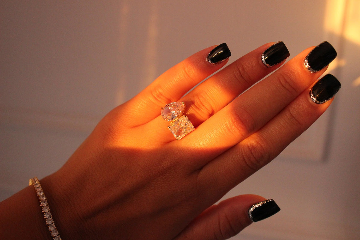 toi et moi Fake engagement ring