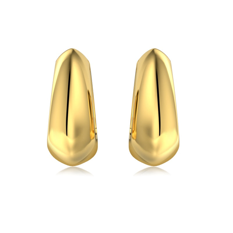 gold trapeze huggies side view