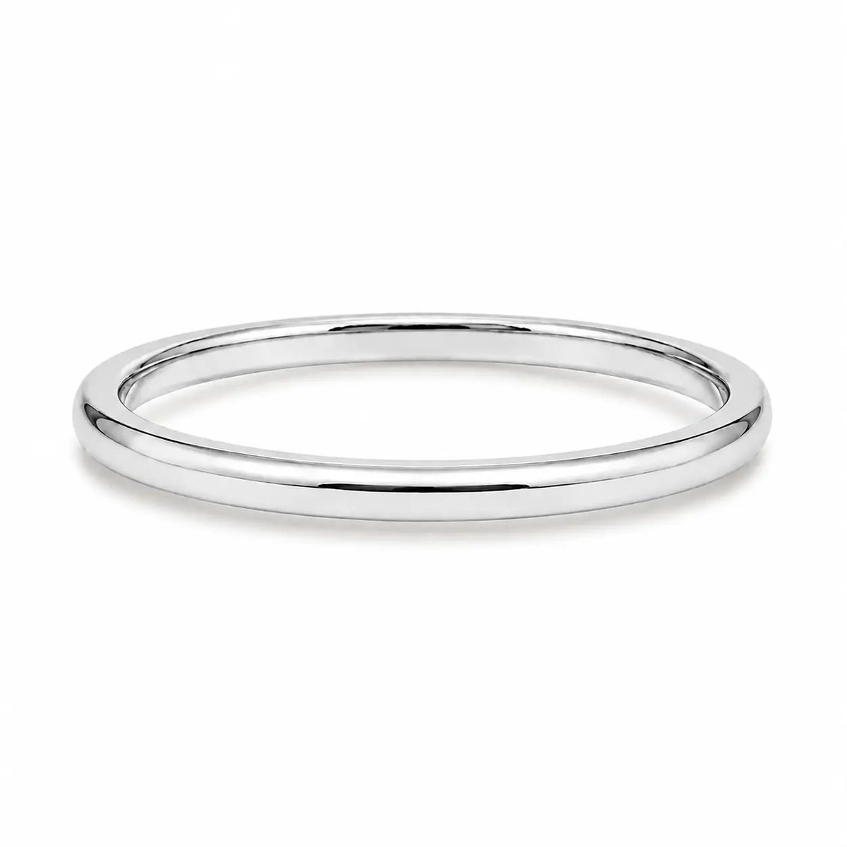 plain sterling silver wedding band 1.5mm