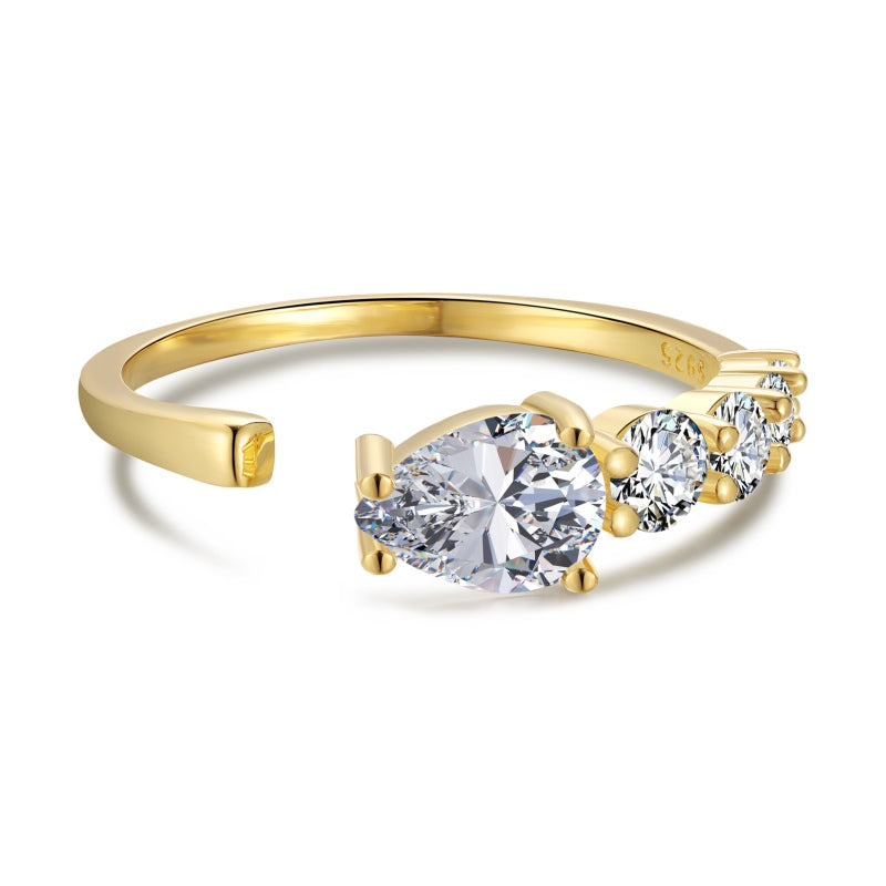 pear statement ring