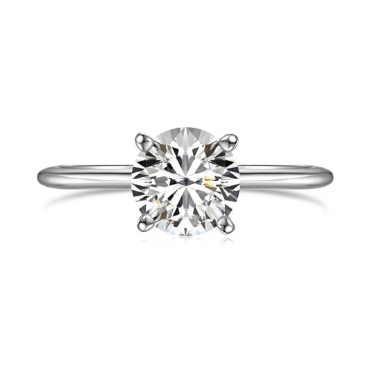 1 carat round Fake engagement ring