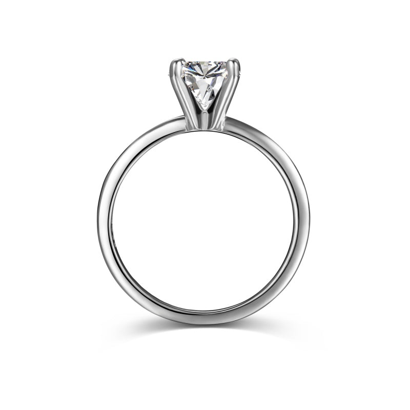 round 1 carat Fake engagement ring