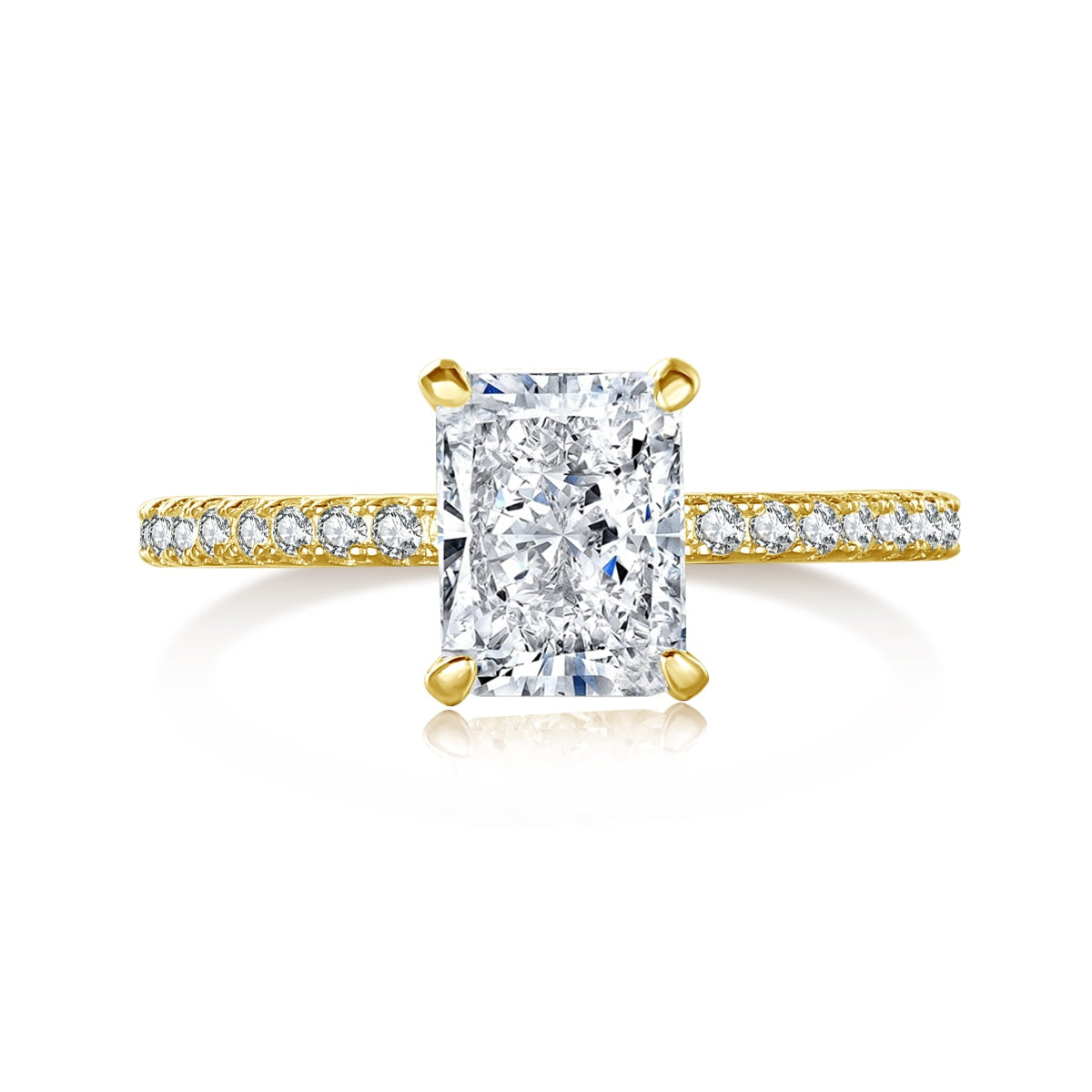 Radiant Cut Dupe Ring