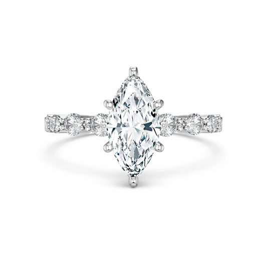 Calabria Marquise Ring - Silver