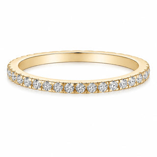 14k Pavé Full Eternity Ring 2mm