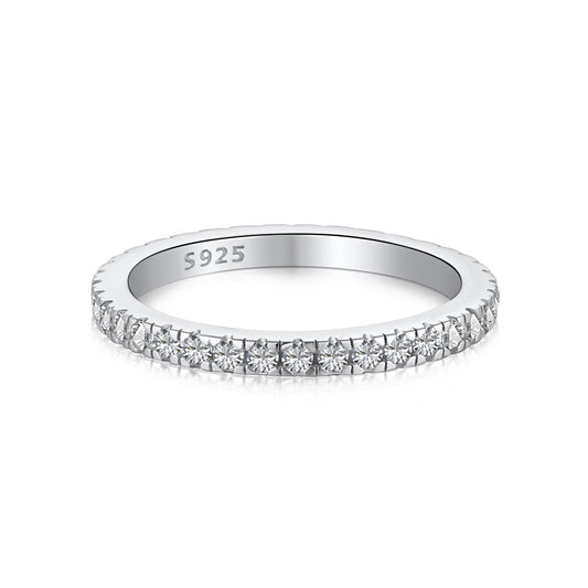 Pavé eternity band 