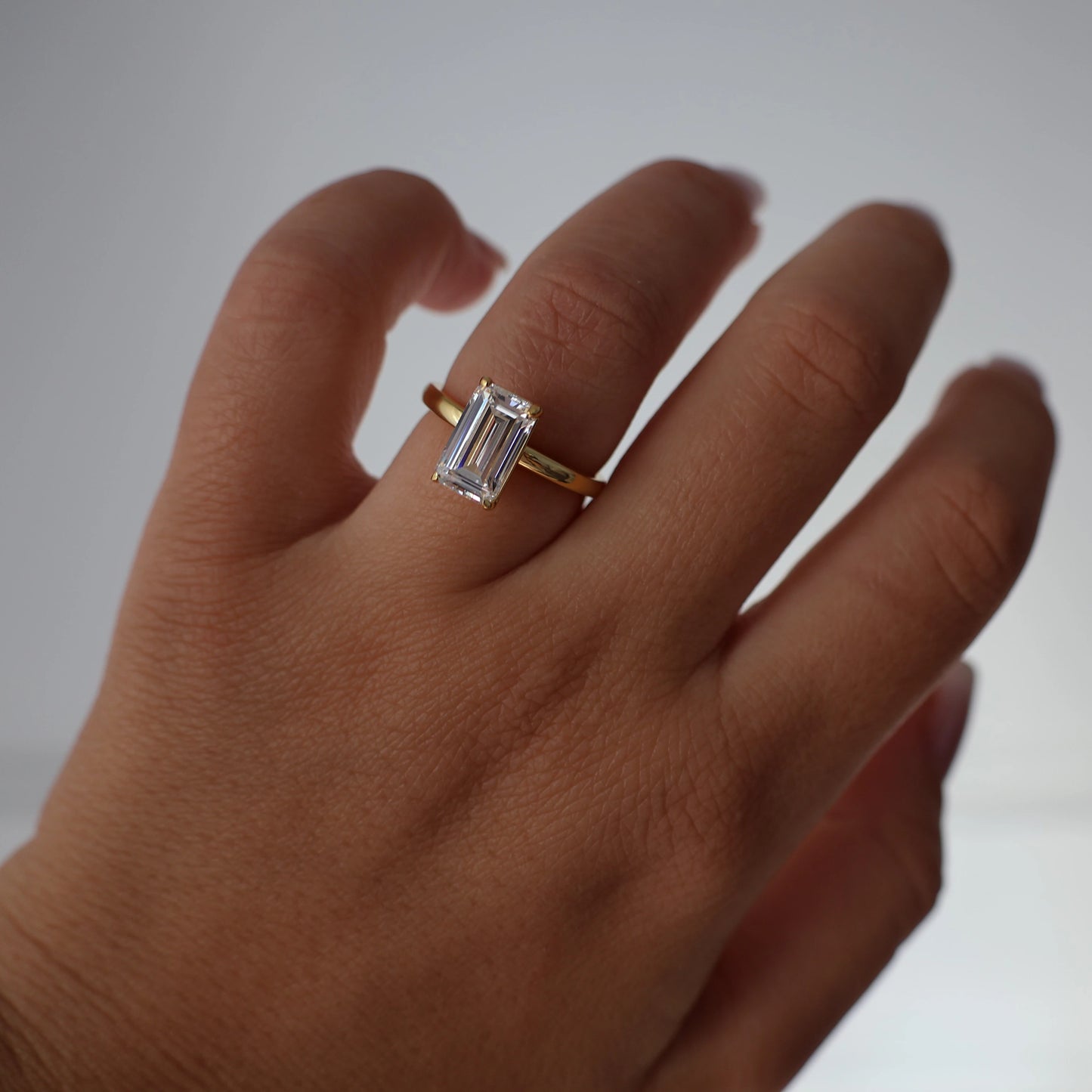 3 Carat Emerald Cut Solitaire