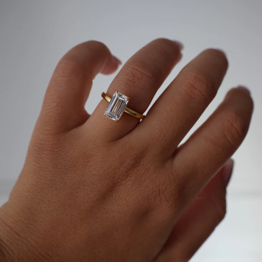 3 Carat Emerald Cut Solitaire