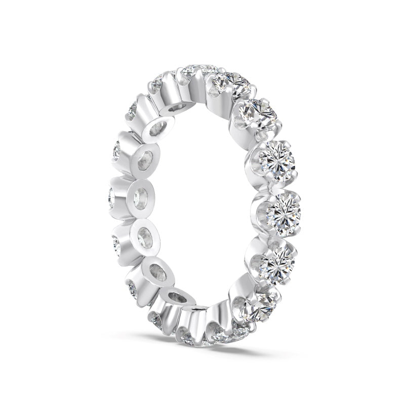 silver eternity stacker ring 3.5mm