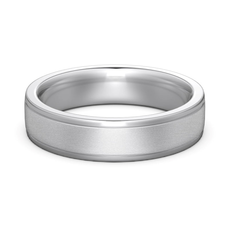925 silver mens ring 4.8mm