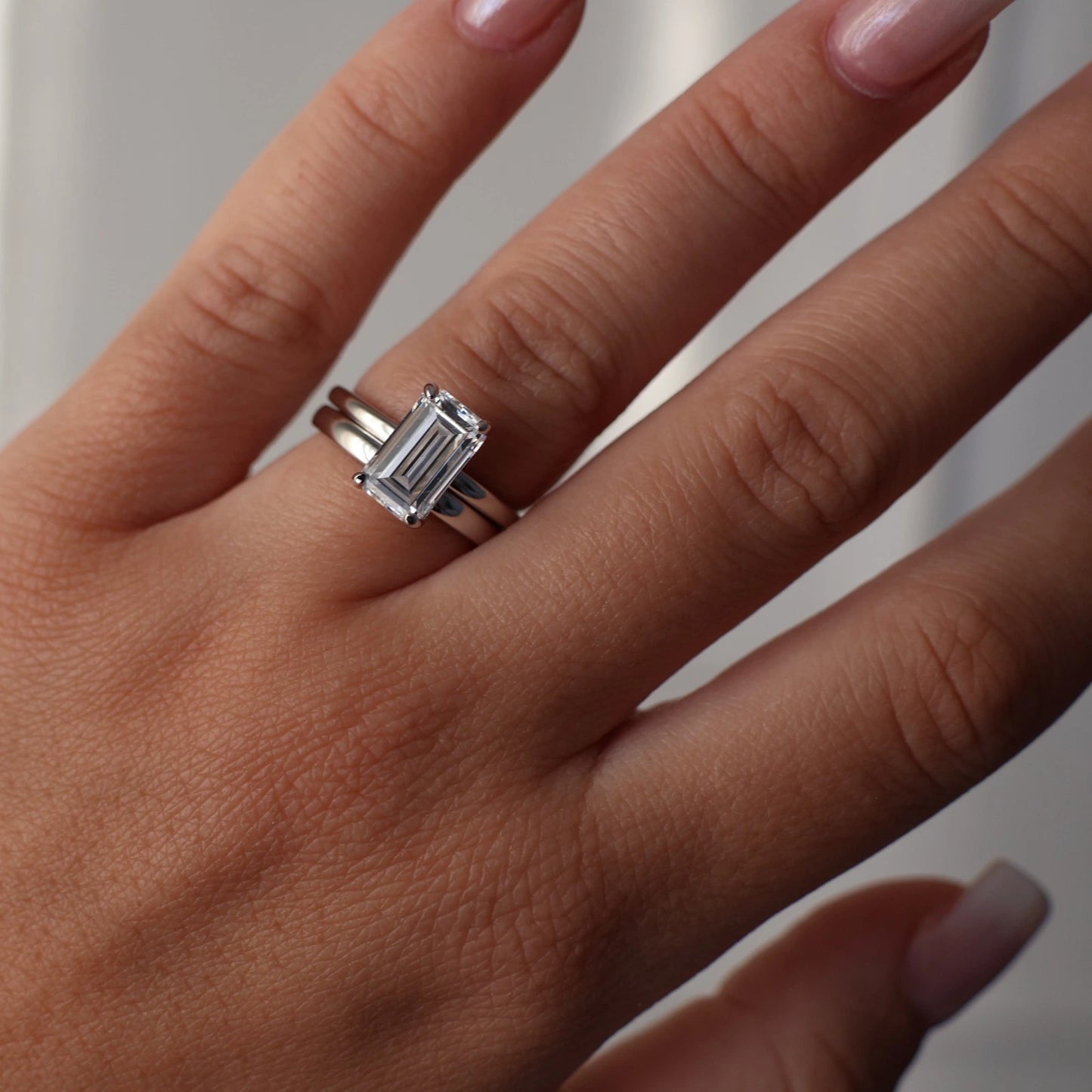 925 sterling silver wedding band ring