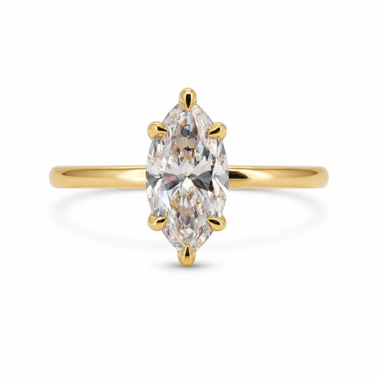 Marquise Lab Grown Diamond Engagement Ring