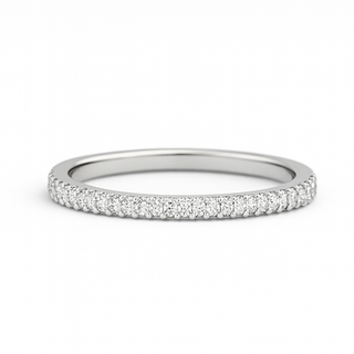 Half Eternity Moissanite Ring 1.7mm