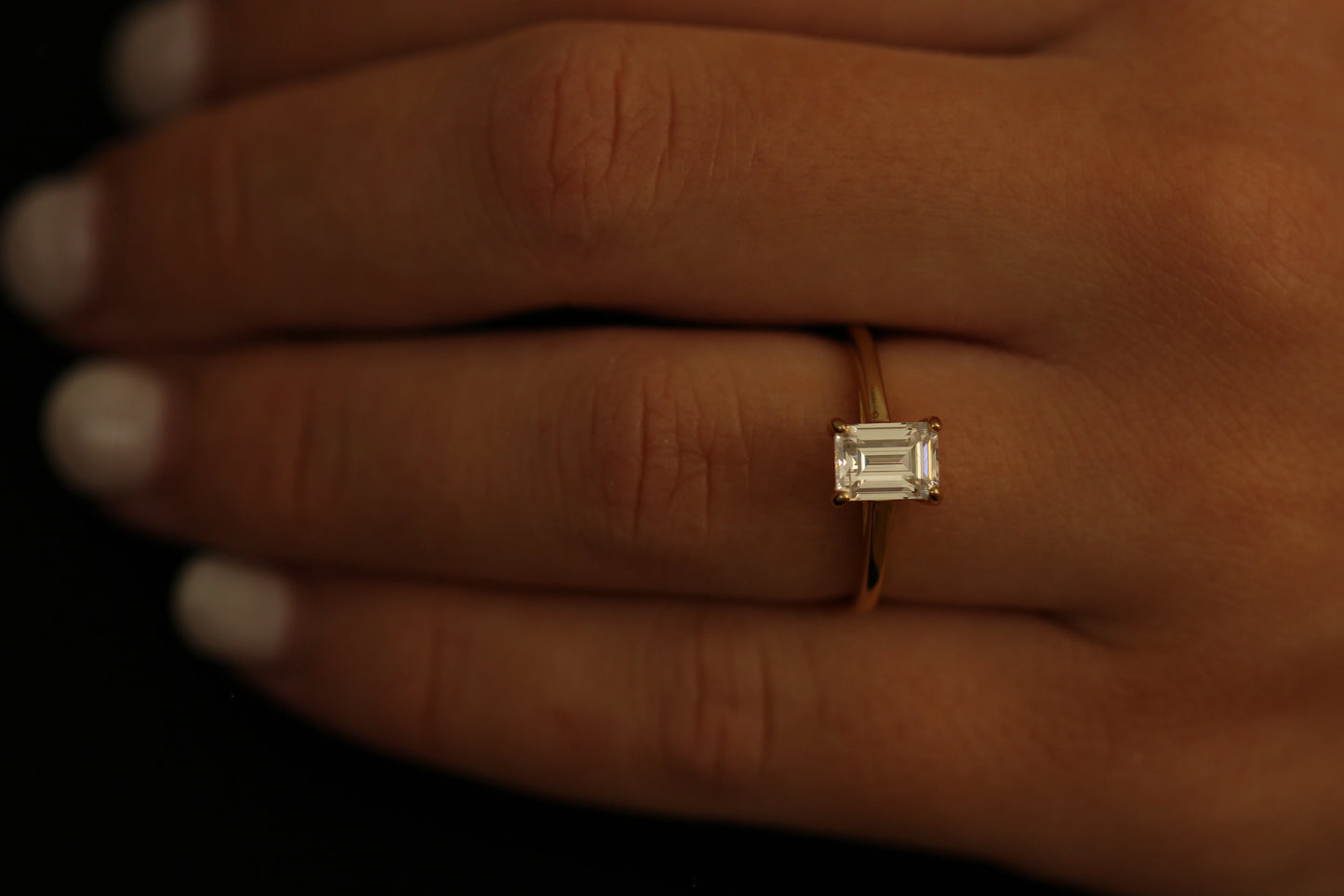 Olímpia 1 Ct Emerald Gold Ring