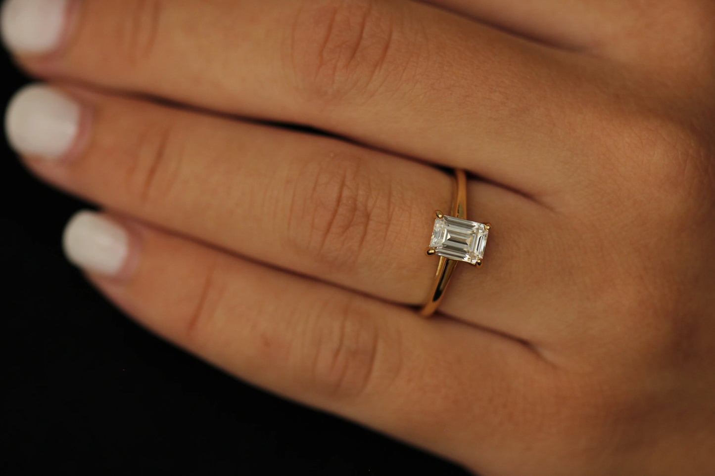 Olímpia 1 Ct Emerald Gold Ring