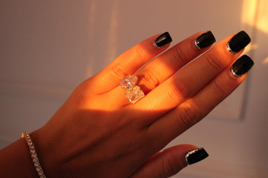 toi et moi Fake engagement ring