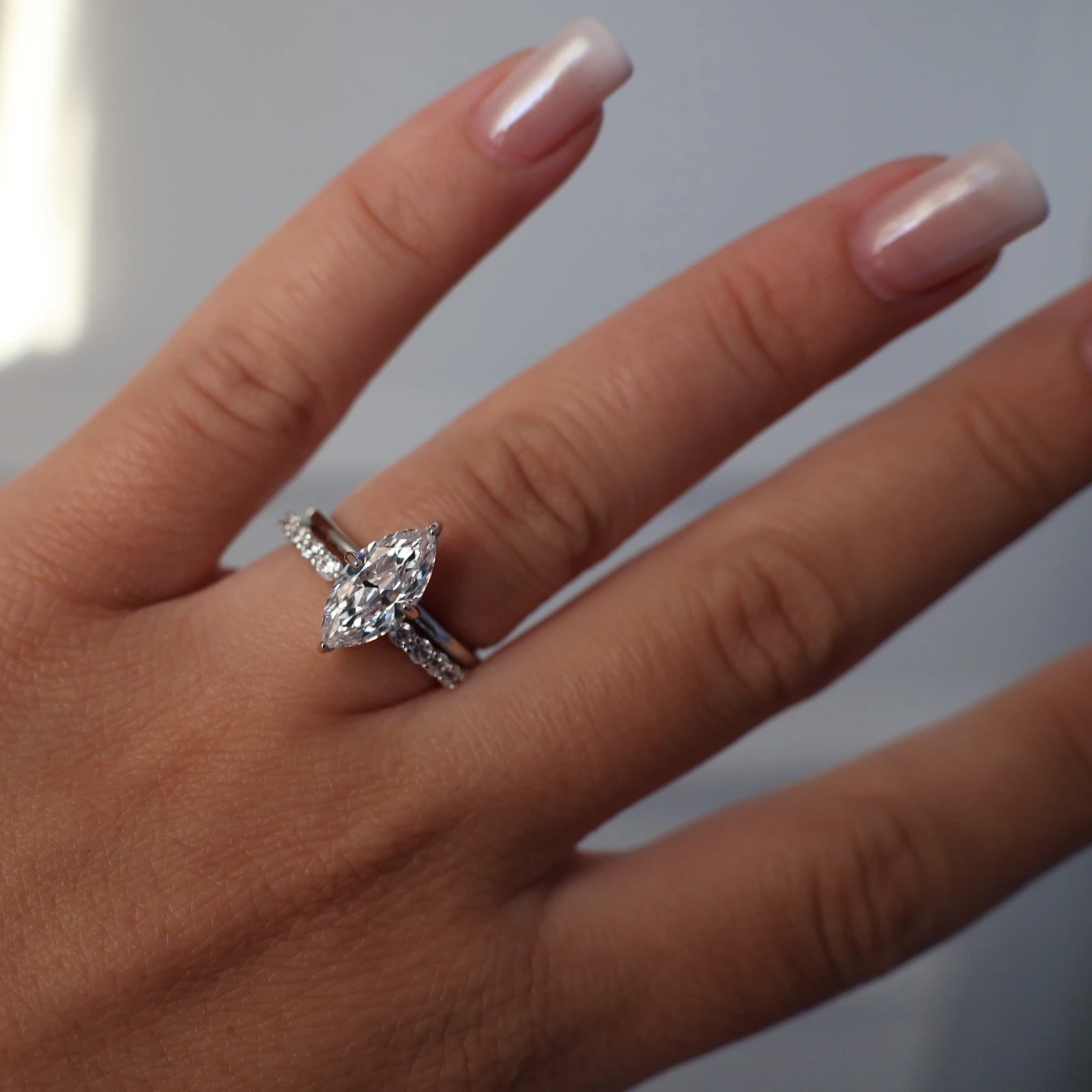 adjustable open silver wedding band