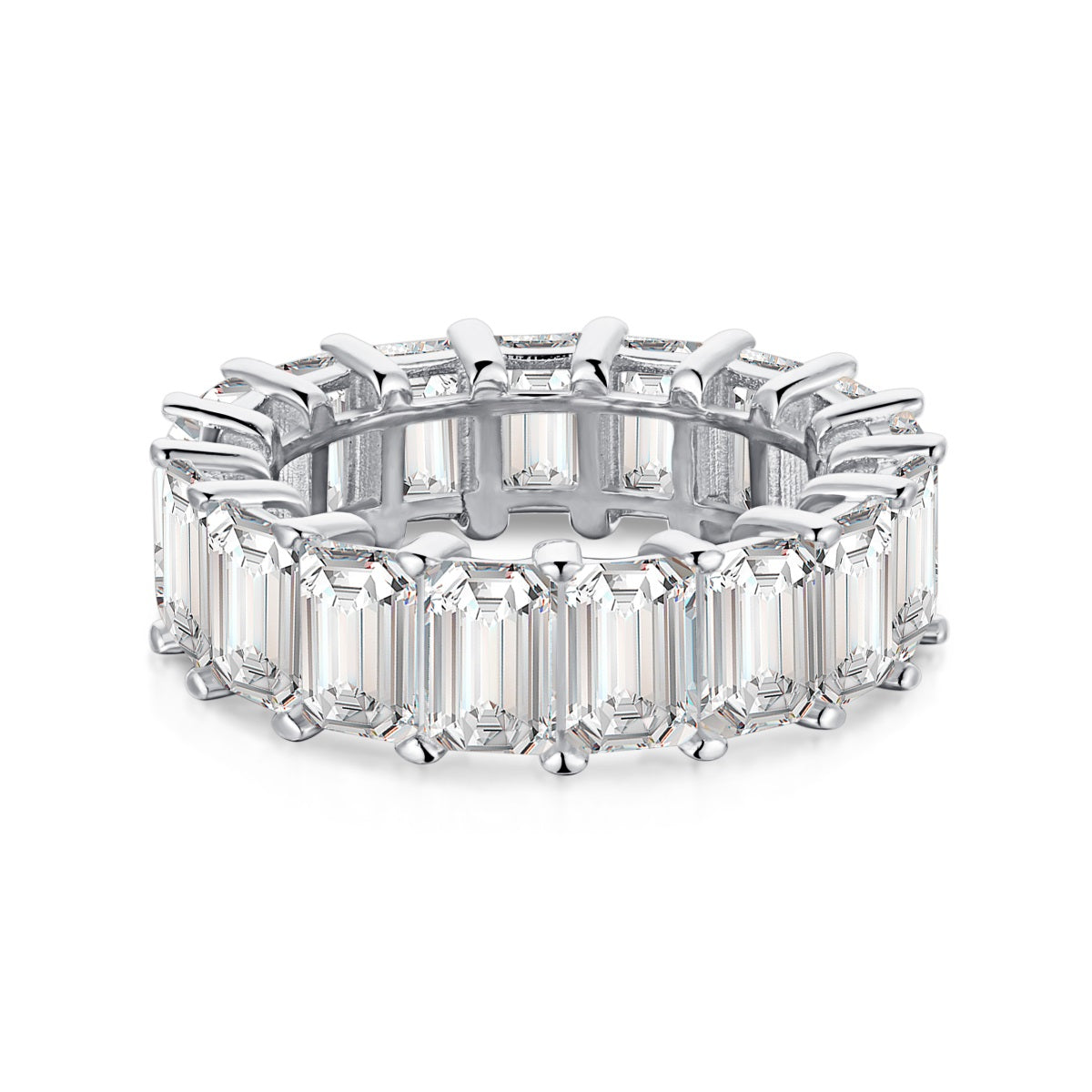 cubic zirconia band rings