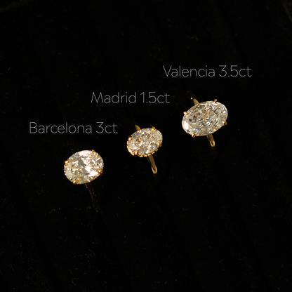 3 gold oval rings comparison photo