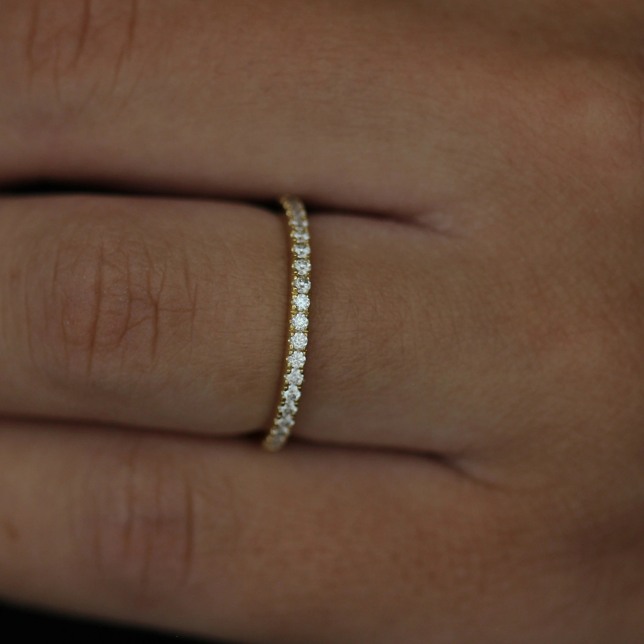 half eternity band 14k gold fill 1.7mm