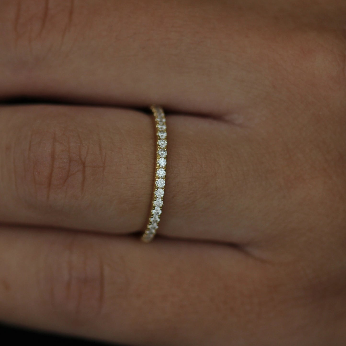half eternity band 14k gold fill 1.7mm