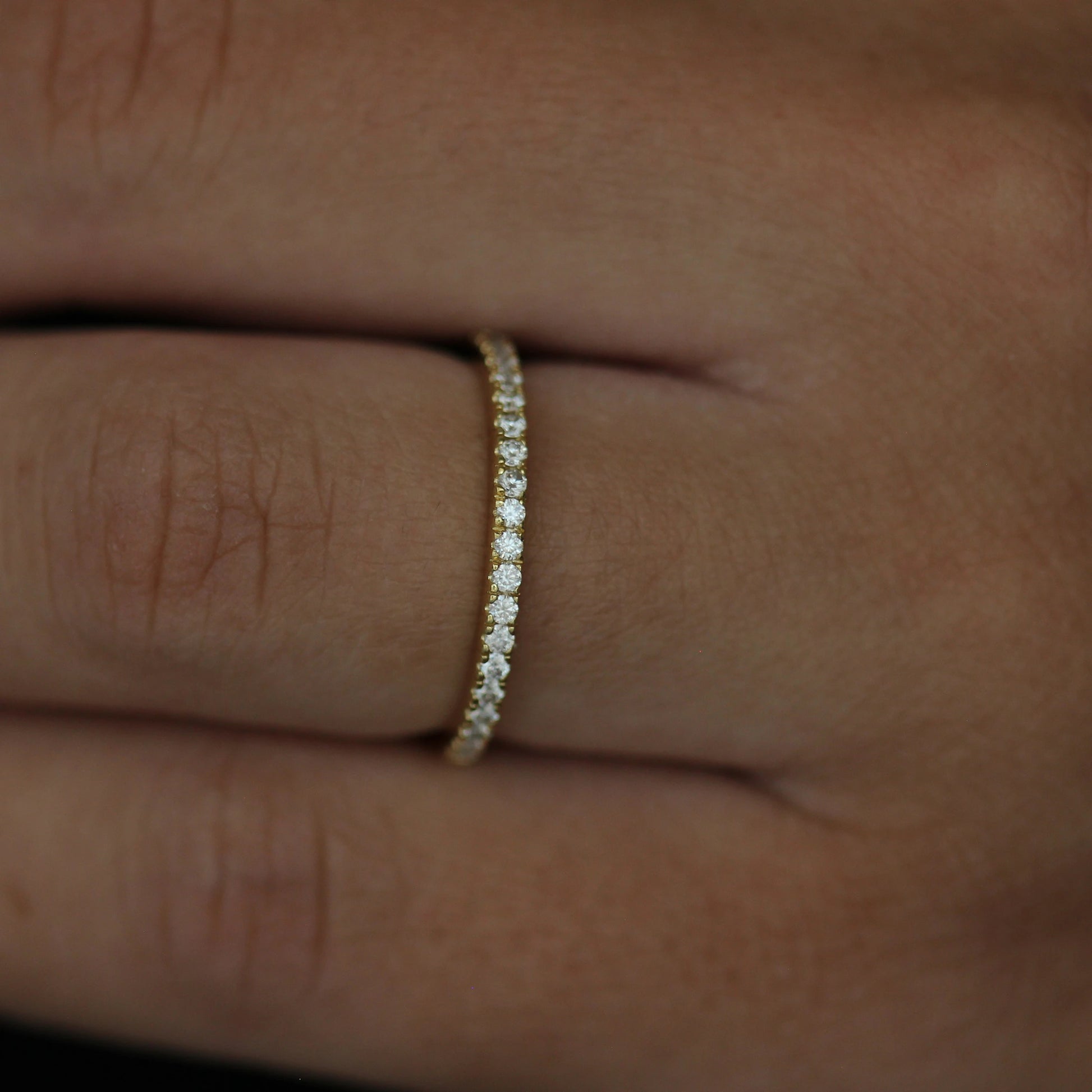 half eternity band 14k gold fill 1.7mm