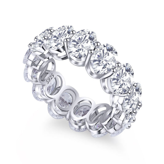 oval eternity ring 7mm