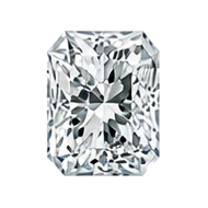 Radiant cut diamond